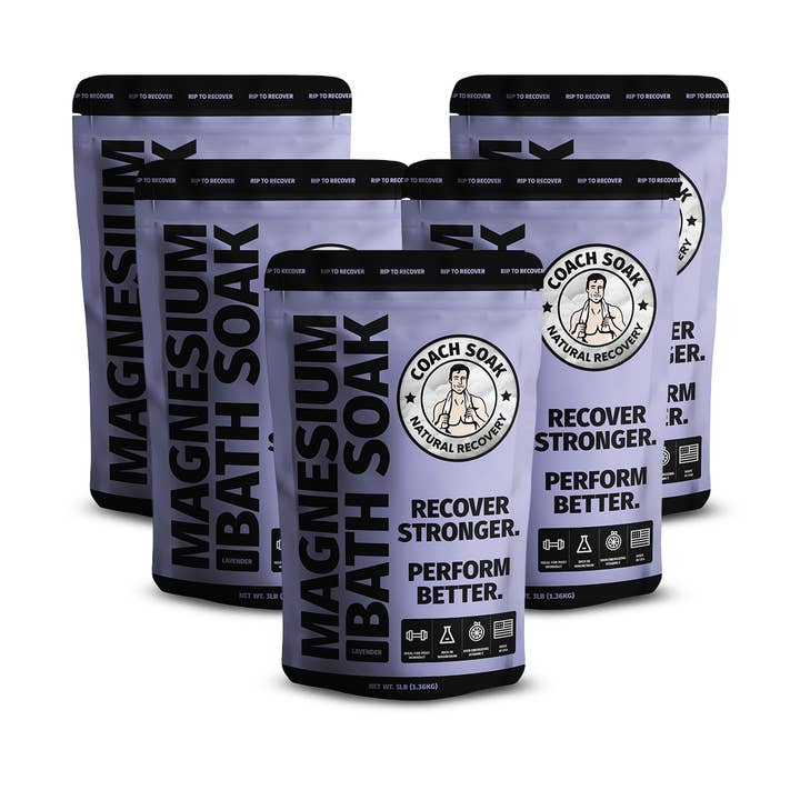 Coach Soak - Wholesale Bath Soak/Milk - Coach Soak: Muscle Recovery Bath Soak - Bundle
