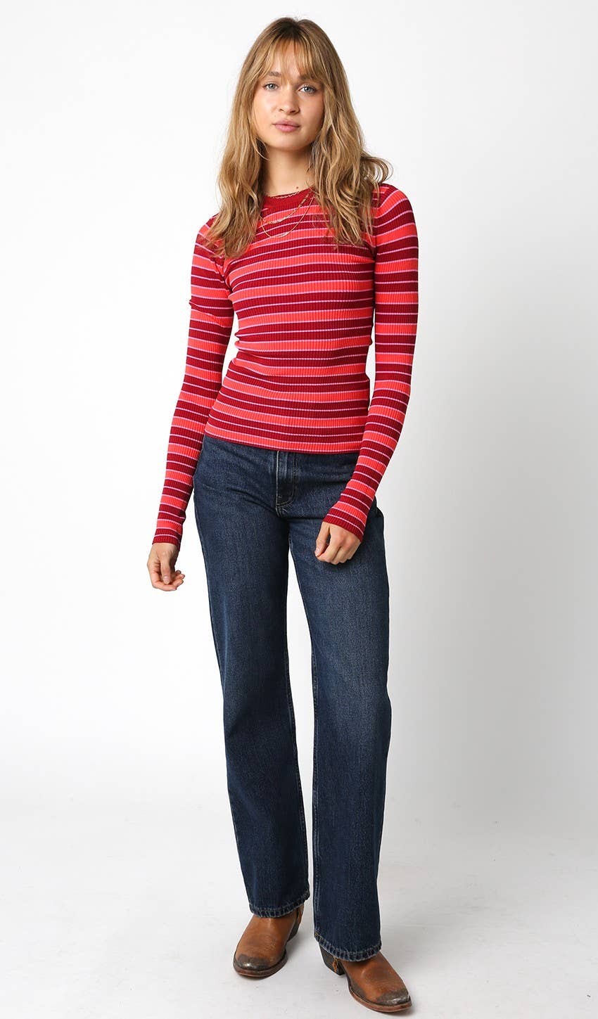 Bourgogne Orangé Rouge P Pull Sydnee en vente sur Faire3