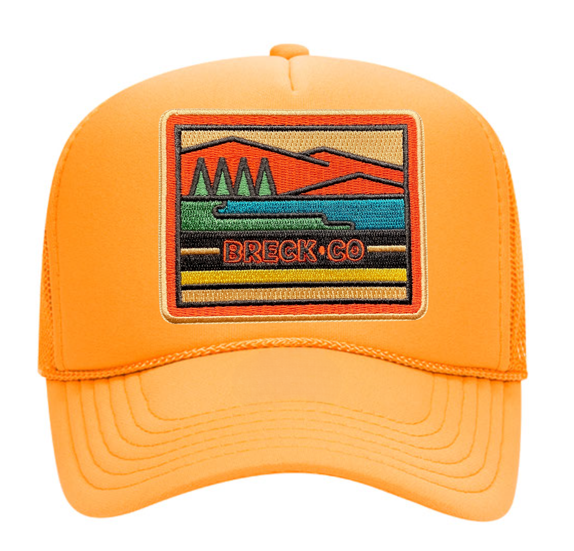 Spruce Seed - Wholesale Trucker Hat - Unisex - Adult Trucker Hat- Breck, CO Retro Mountain Patch Snapback4