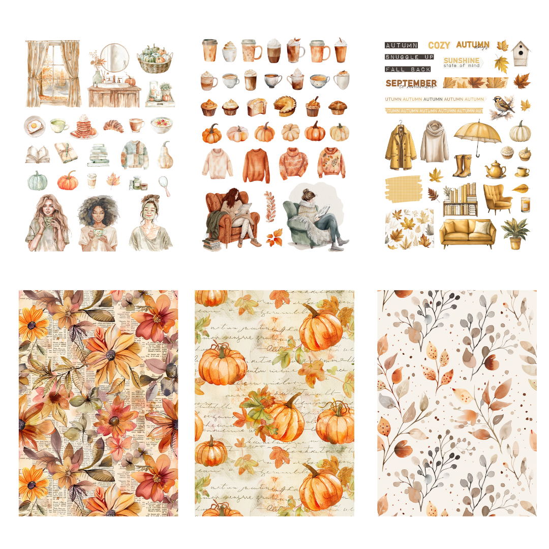 Penpaling Paula - Wholesale Sticker - Autumn - Sticker Book2