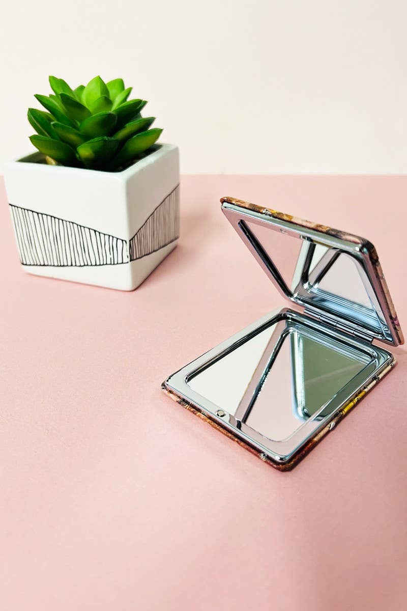 KC Factory - Wholesale Compact Mirror - Mini Cosmetic Folding Mirror 12pcs5