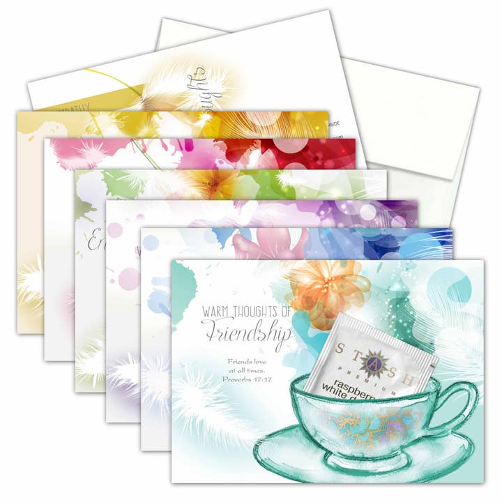 TEGRATULATIONSKORT COLL. m. ÄKTA TEPÅSAR - Varma tankar för wholesale av The Creative Idea Shop