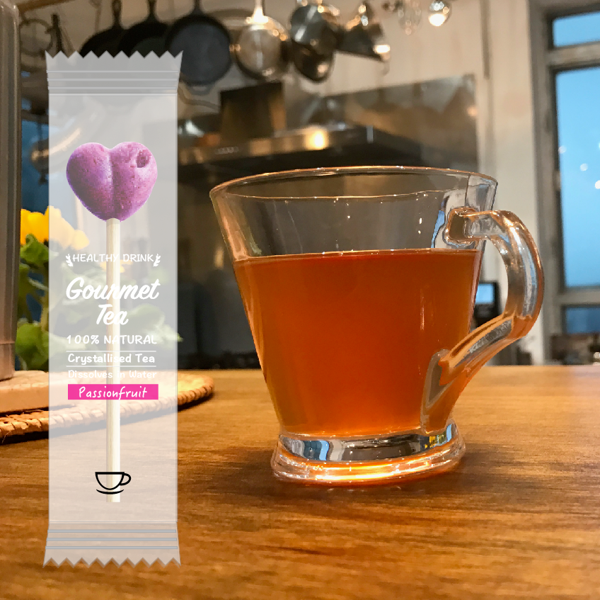 Northern Tea Company - Wholesale Tea Bags - Passion Fruit Punch TEA on-a-stick! (20x sticks tray)2