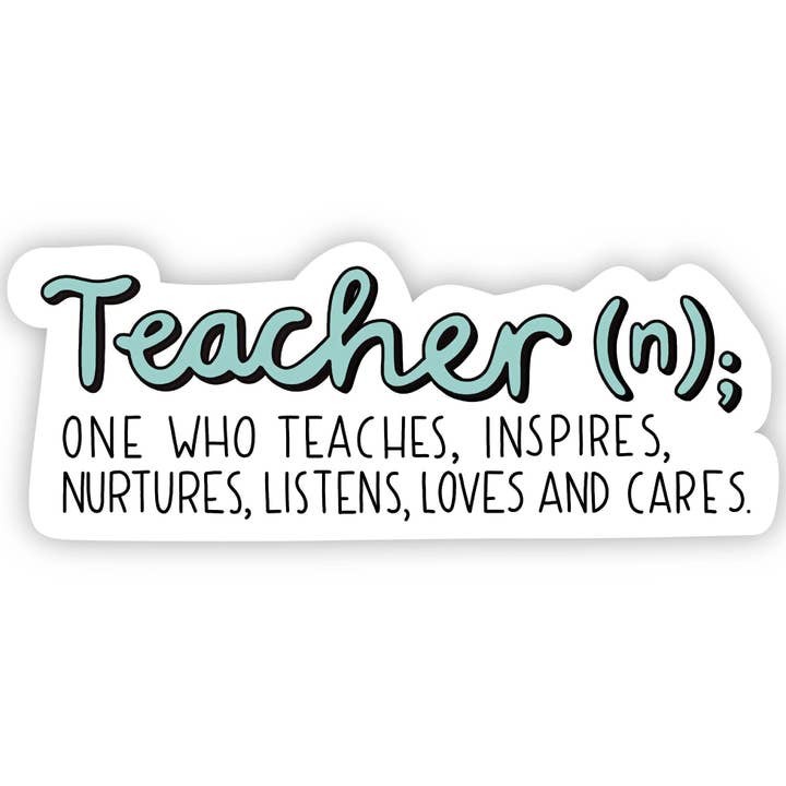 Teacher Definition Sticker for wholesale by Big Moods