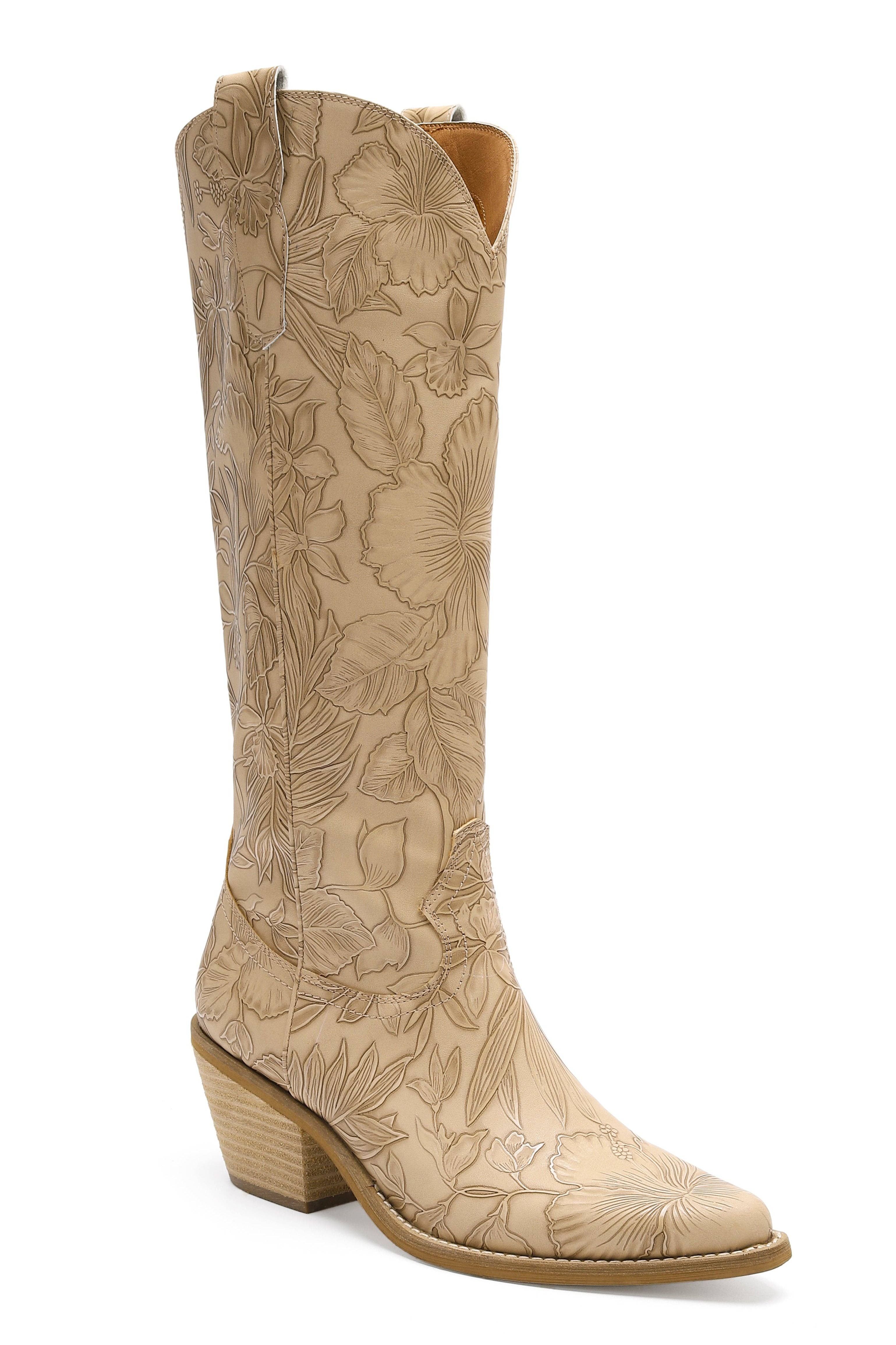 BEAST FASHION – wholesale Cowboystövlar - Dam – ADELA-71 Präglade Blommiga Westernstövlar0