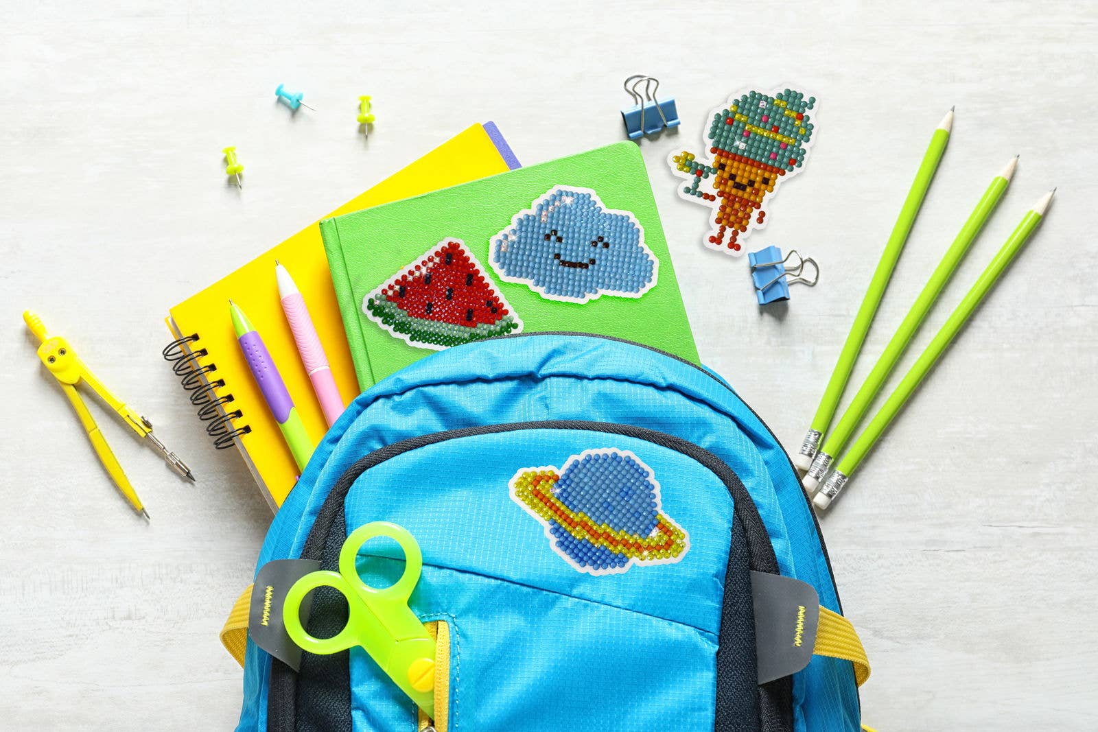 Toysmith - Wholesale DIY Craft Kit - Kids - Diamond Dotz Dotzies Stickers - Healthy2