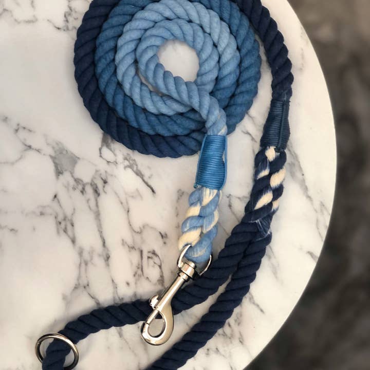 Correa de cuerda Blue Lagoon para venta al por mayor de The Crafty Dog Co