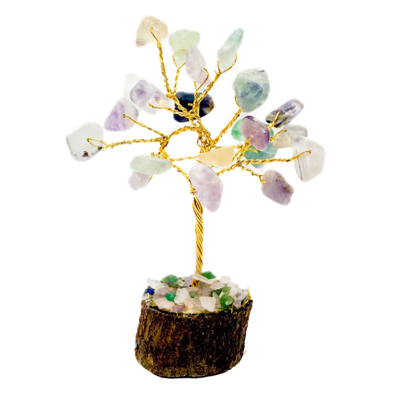 Gifts Amazing! - Wholesale Decorative Tabletop Object - Mini Gem Tree on Wood2