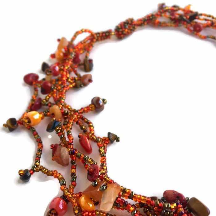 Lumily - Vendita all'ingrosso Collane di perline/perle - Collana con perline Luzy con chiusura magnetica - Guatemala7