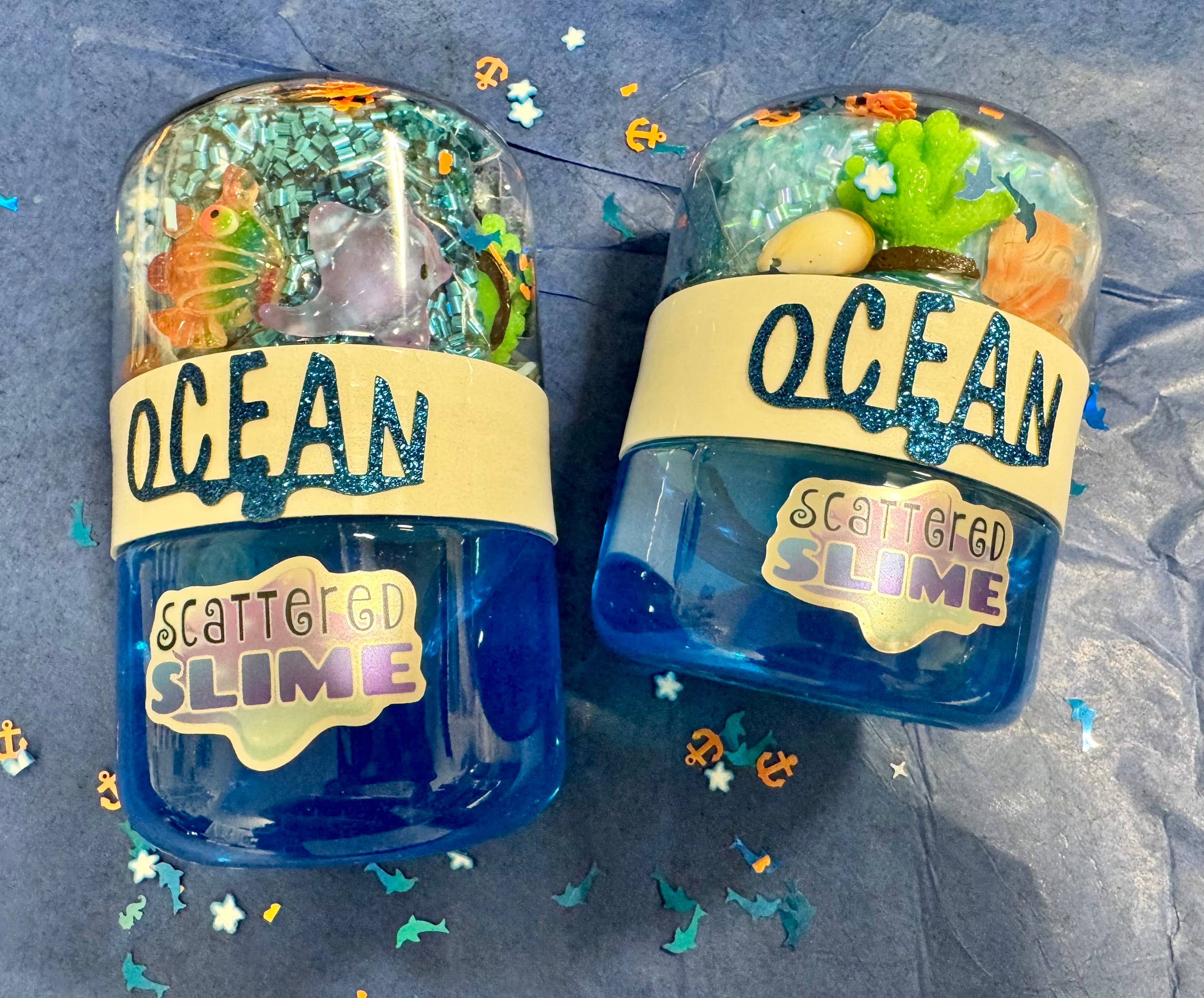 Scattered Slime – Plasticina - Crianças por atacado – Kit de Slime Oceano3