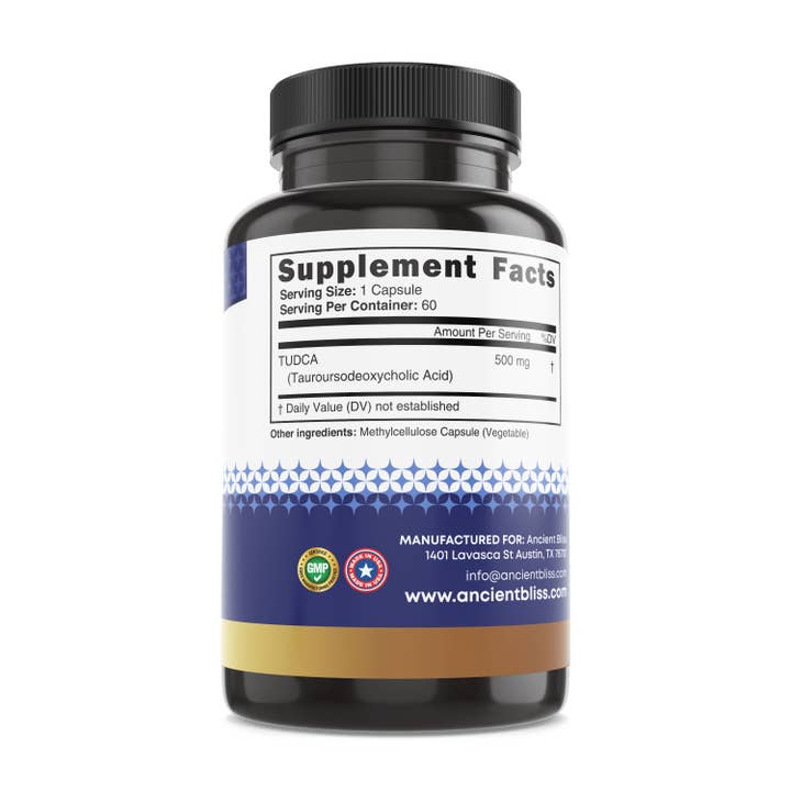 Ancient Bliss - Wholesale Oral Supplement/Vitamin - Tudca Oral Supplement for Liver Health