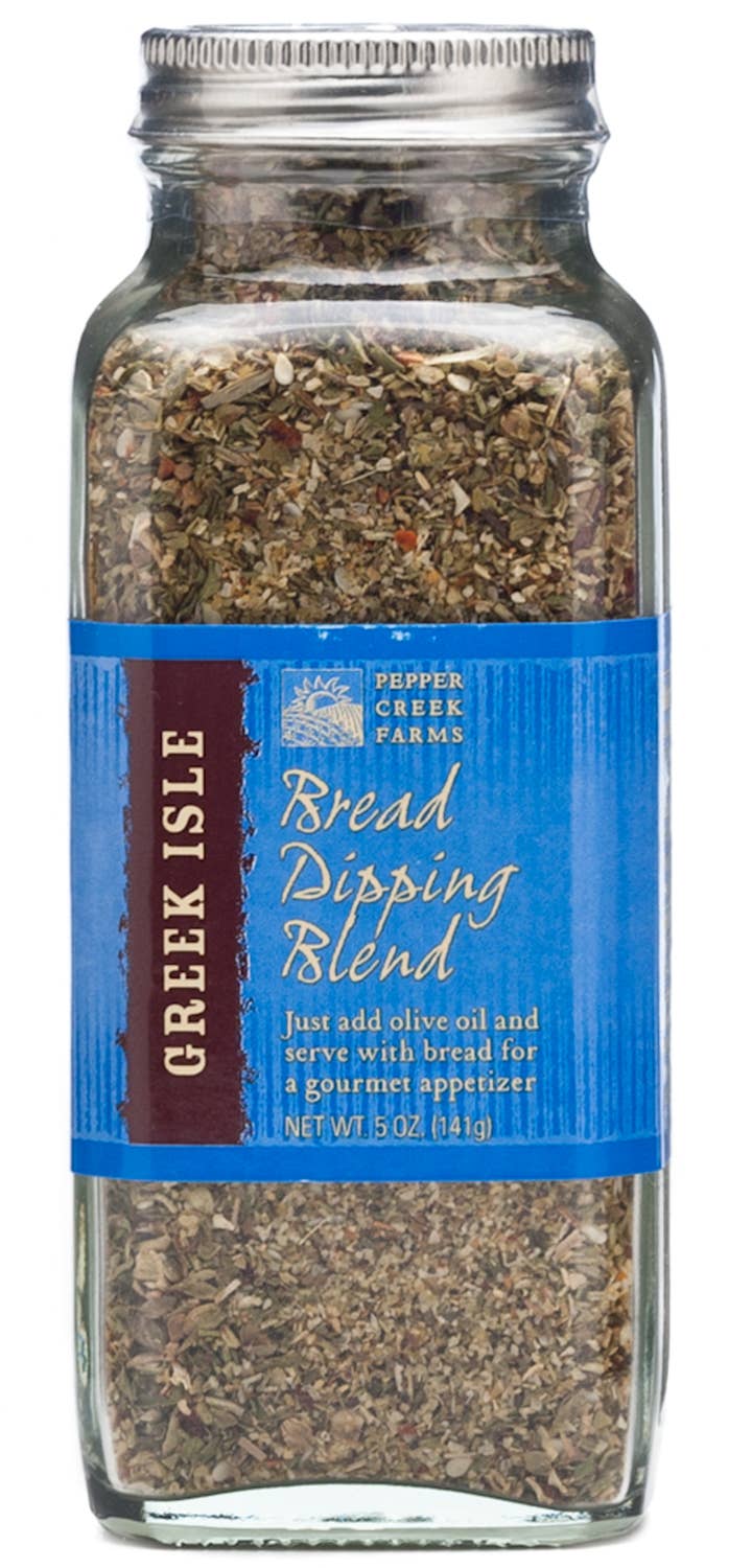 Griechische Insel Brot Dipping Small 2.5 Oz. - Large 5.0 Oz. für den Großhandel von Pepper Creek Farms