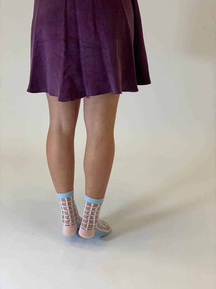 Yuko B - Wholesale Socks - Women's - Eve white - The ultra-resistant sheer women's sock4