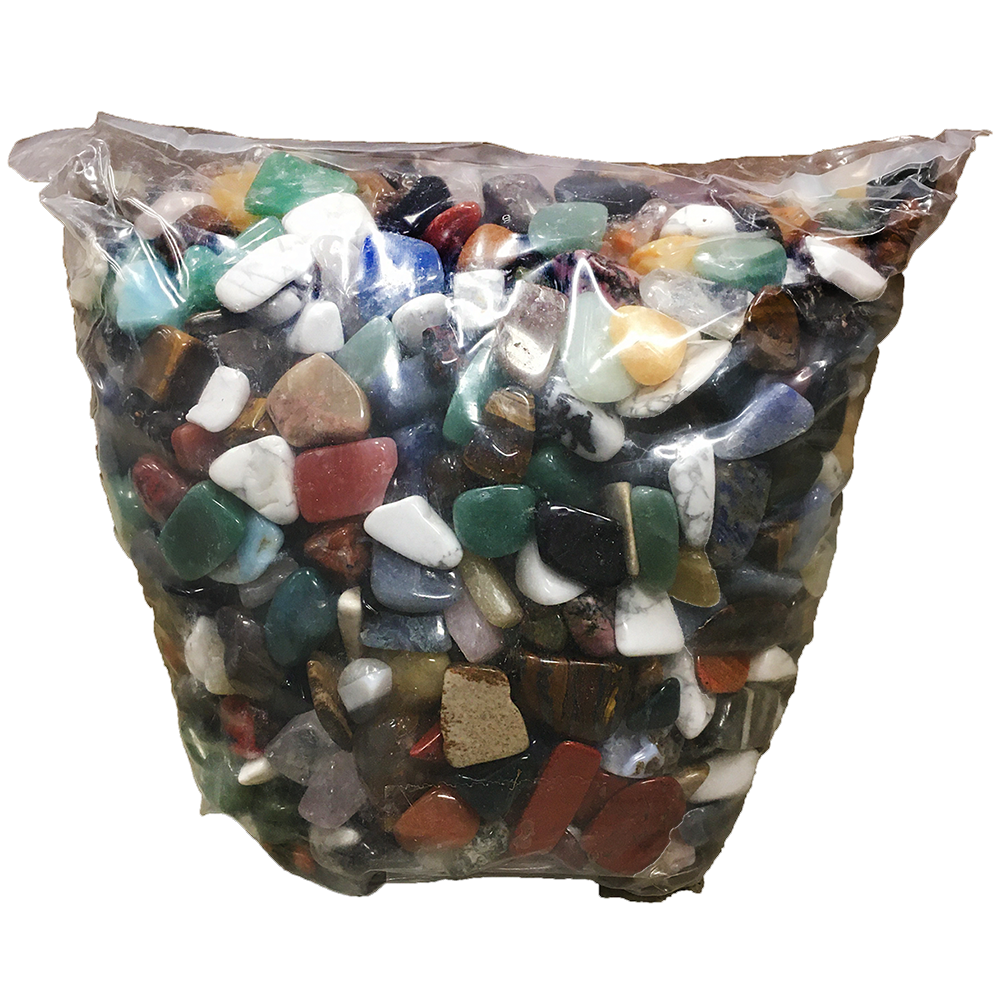Texas Toy Distribution - Wholesale Spiritual Stone/Crystal - Tumbled Polished Stones 1" Size, Sold by the Pound1