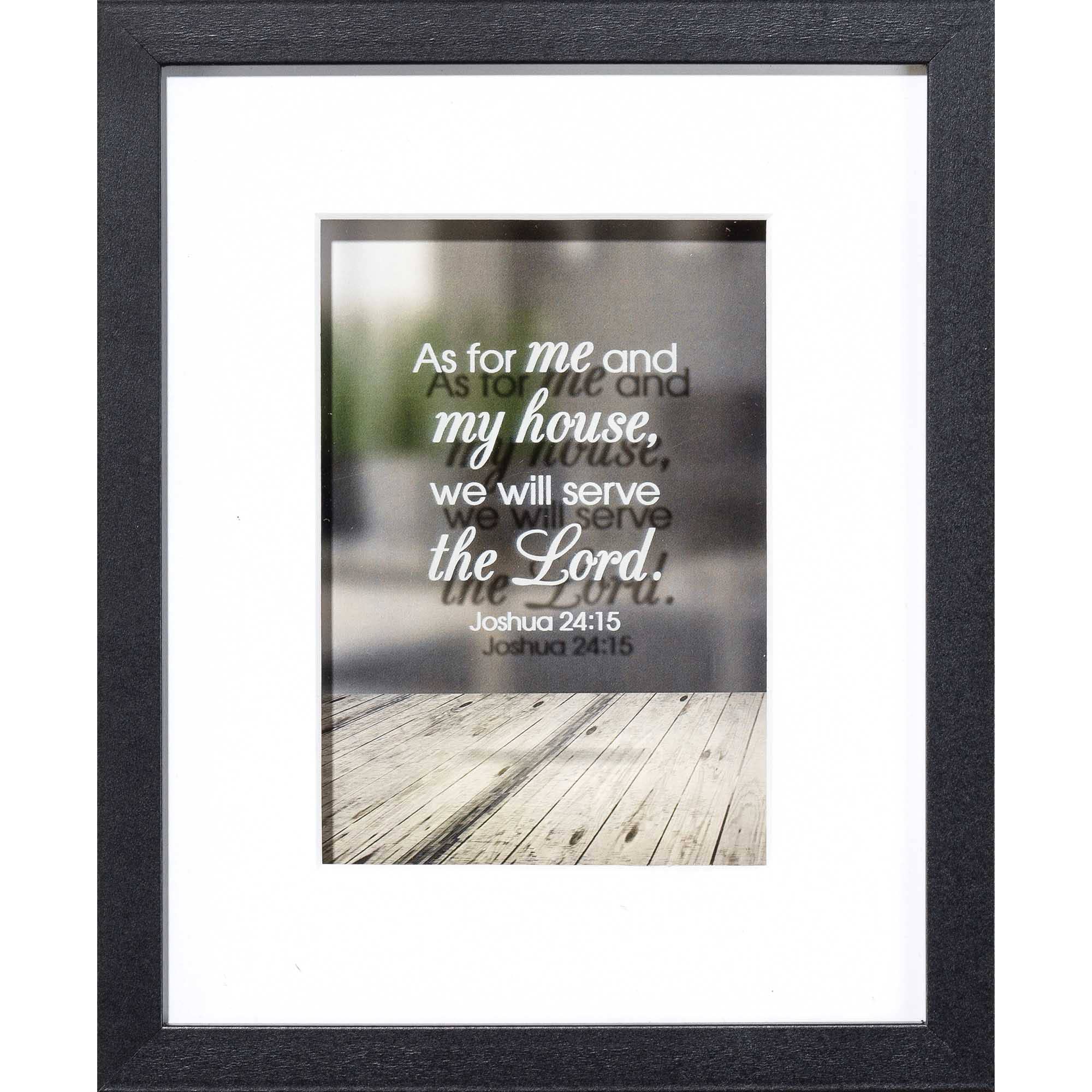 Dicksons – wholesale Sign – Framed Wall Art As For Me Josh. 24:15 8x102