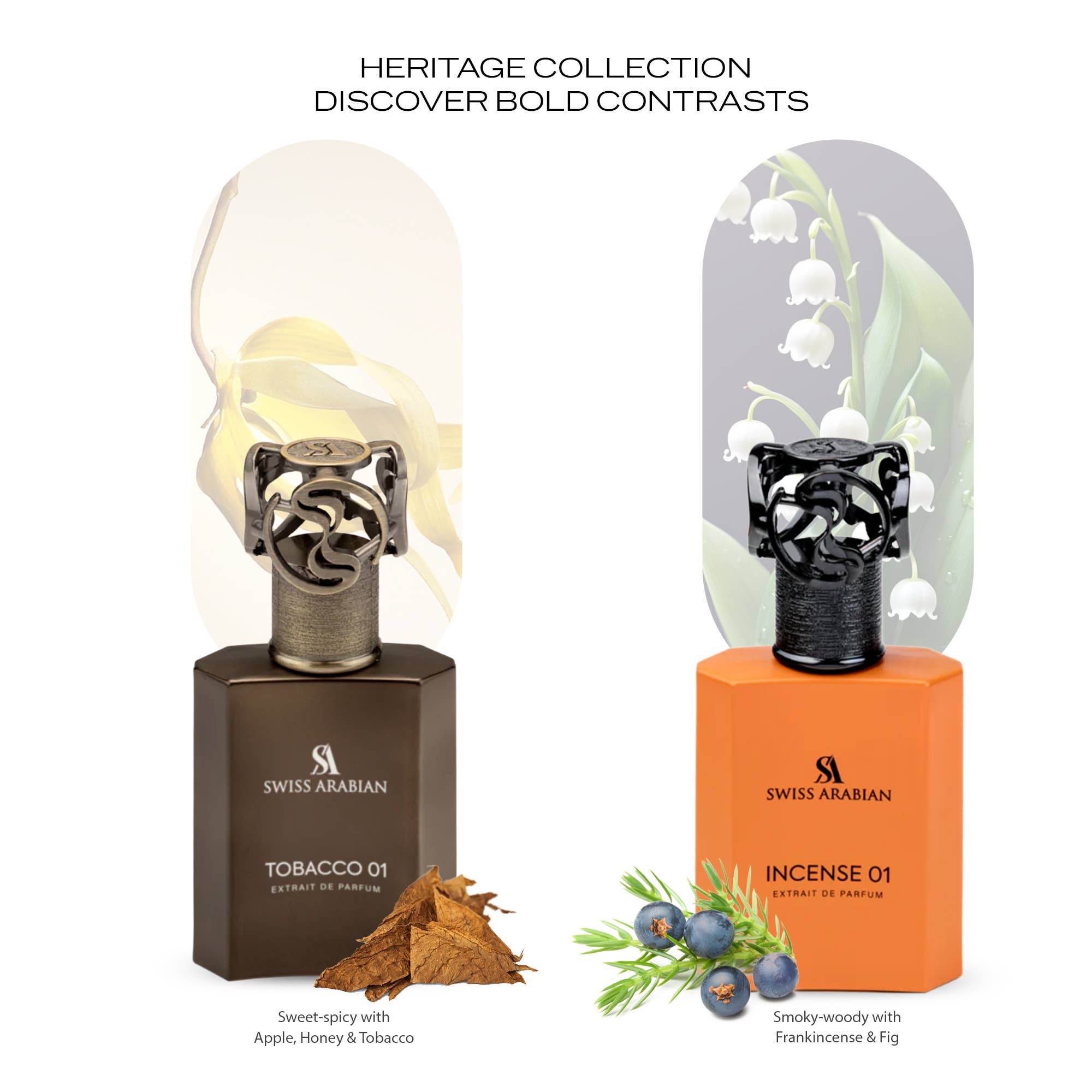 SWISS ARABIAN – Perfume/Eau de Toilette por atacado – Swiss Arabian Tobacco 01 Extrait de Parfum Unissexo 50ml3