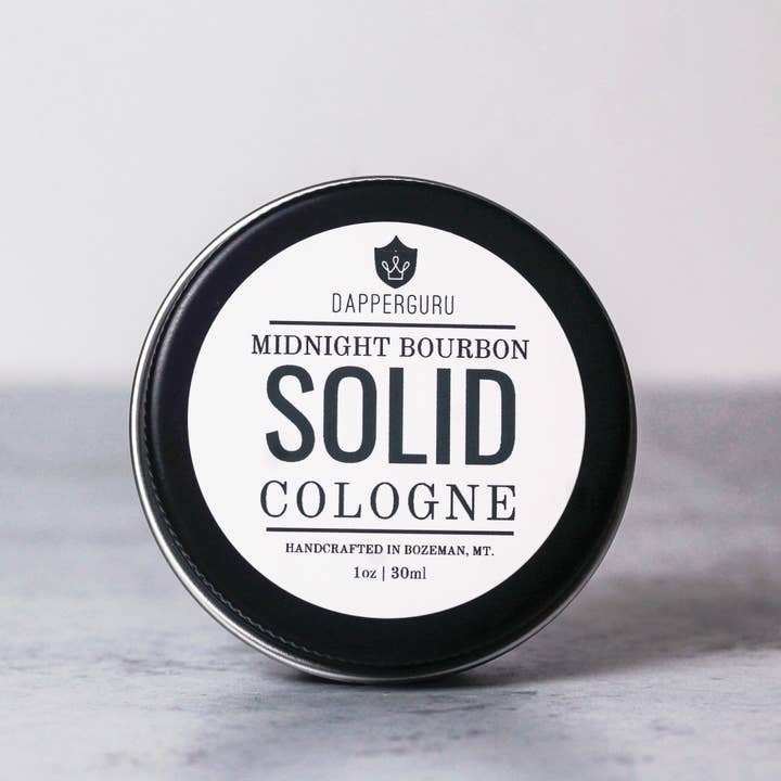 Midnight Bourbon Solid Cologne for wholesale by Dapper Guru
