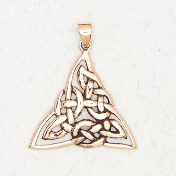 Celtic Bronze Pendant Necklace - Celtic Weave for wholesale by Nirvana LLC