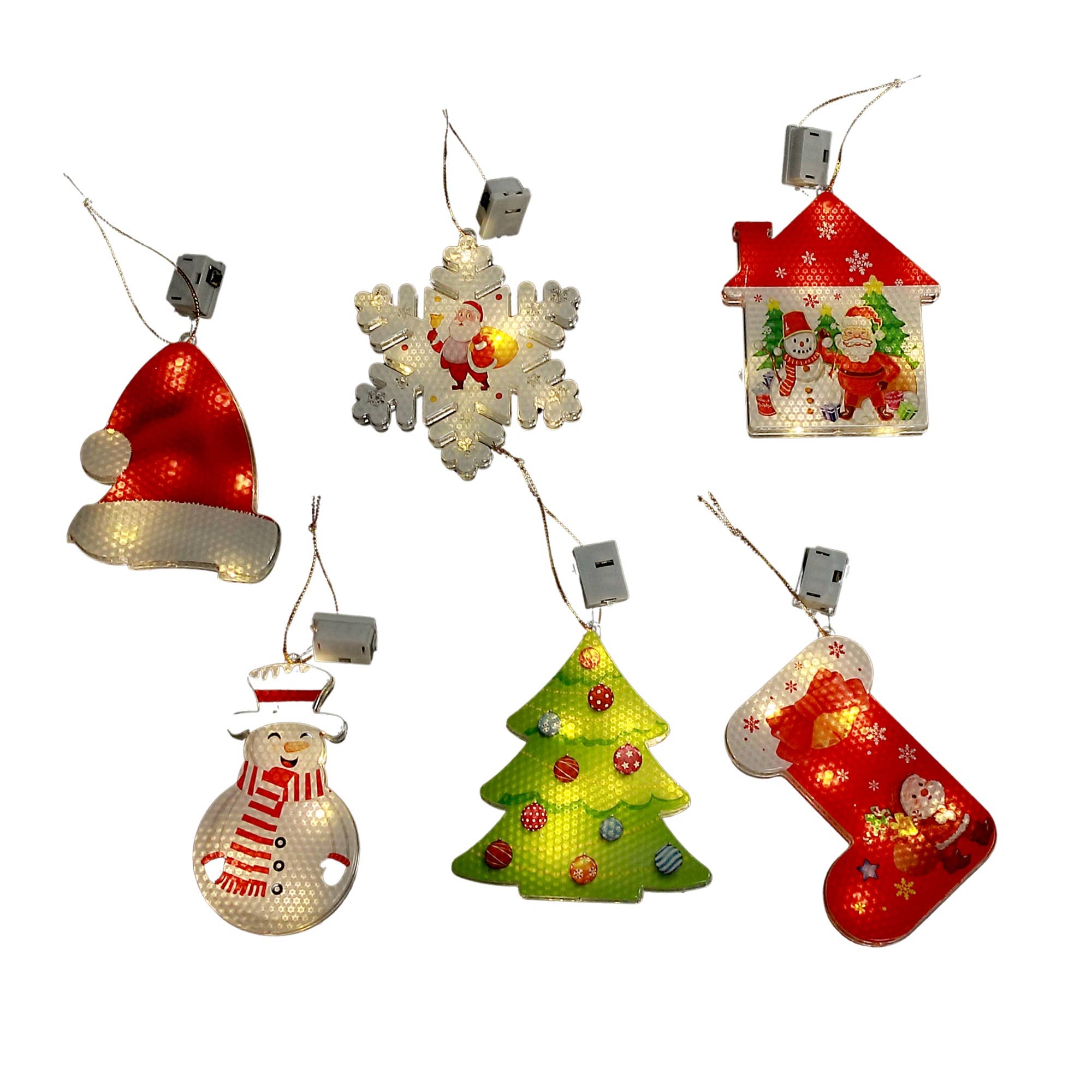 IH Casa Decor - Wholesale Ornament set - LED ACRYLIC ORNAMENTS (ASSTD)0