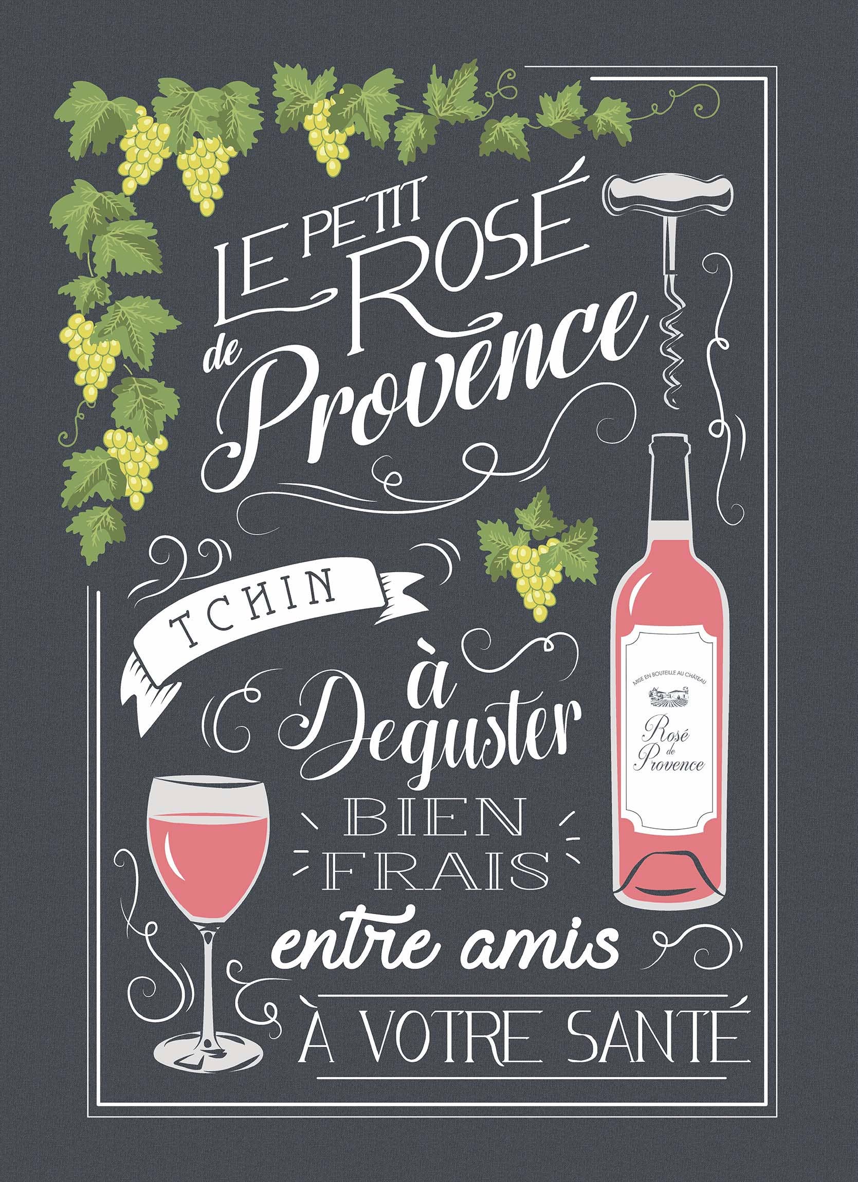 La Belle France - Vente Torchons - Torchon Provence 100 % coton17