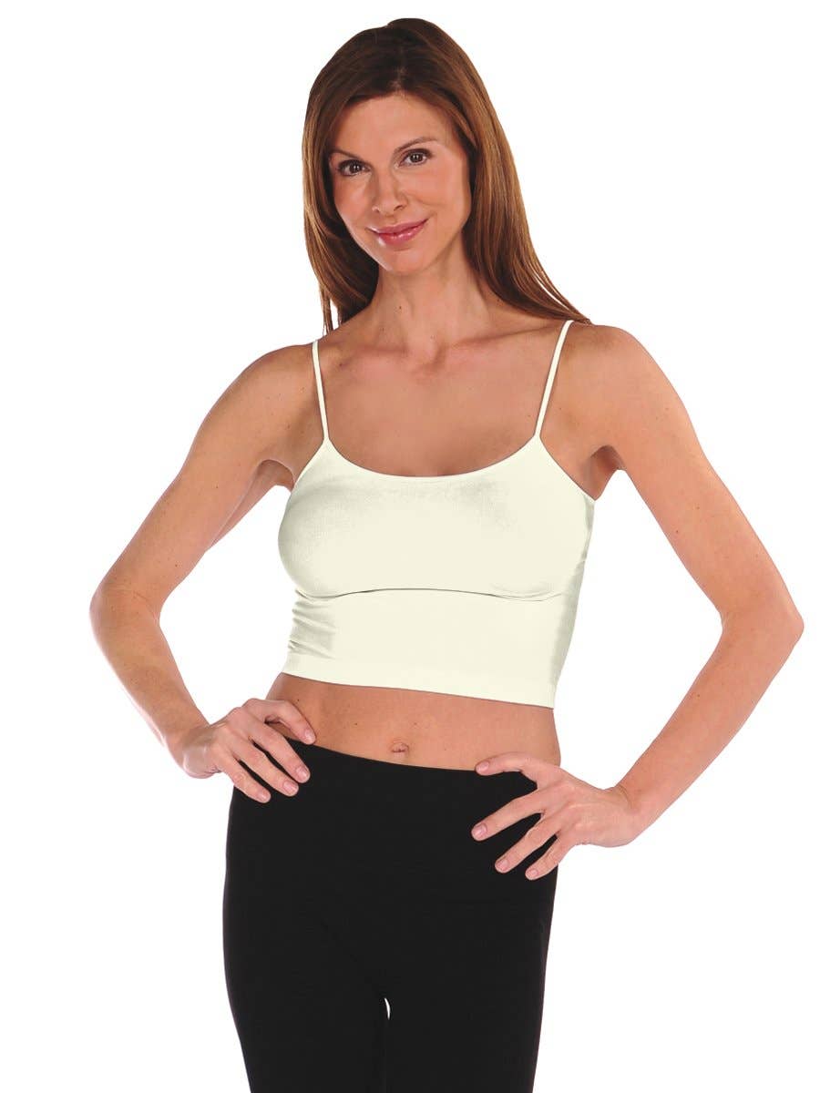 TINA Stephens Italy/Tees By Tina - Wholesale Camisole - Women's - Crop Cami (Bralette) (51BL)2