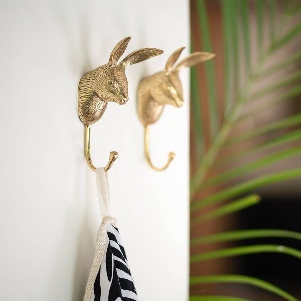FERN - Wholesale Wall Hook - Brass Hook Rabbit4
