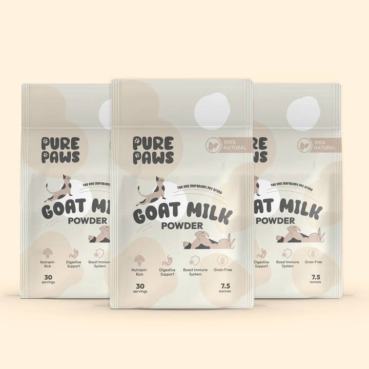 Pure Paws - Wholesale Pet Supplement - Cat/Dog - Goat Milk Powder - Your Pet’s Wellness Boost (7.5 oz)3