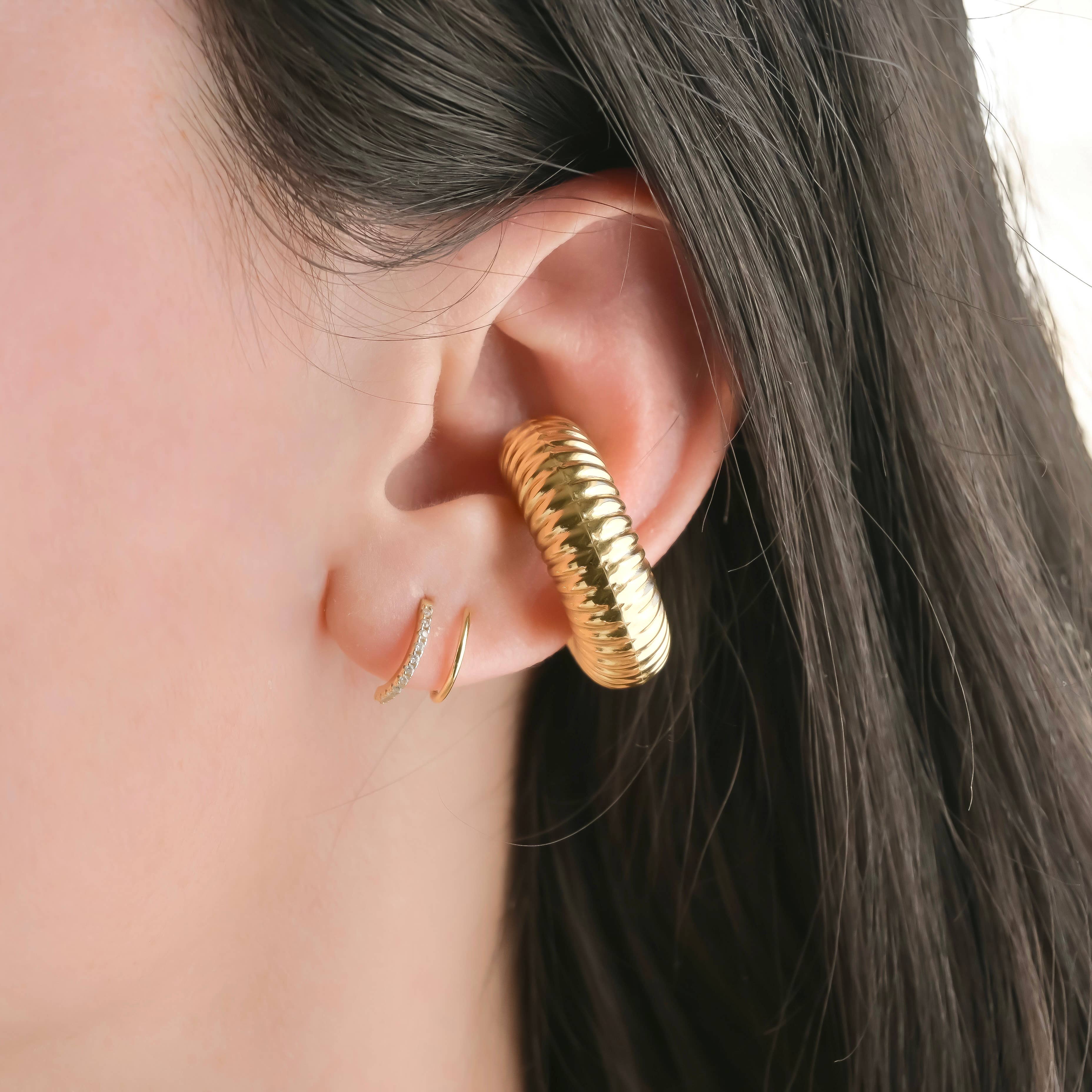 Blueyejewelry - Wholesale Cuff/Wrap Earrings - Oversized Chunky Ear Cuffs - Bold Stainless Steel Ear Cuffs9