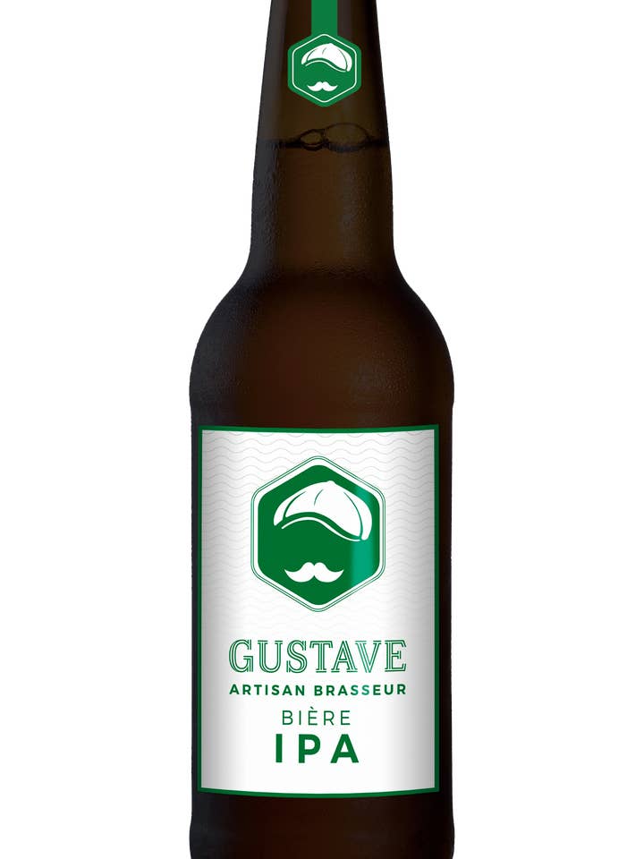 Gustave IPA öl 33 cl för wholesale av LES BIÈRE GUSTAVE