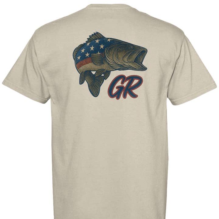 Camiseta Freedom Bass para venta al por mayor de Ghost Ridge Brand