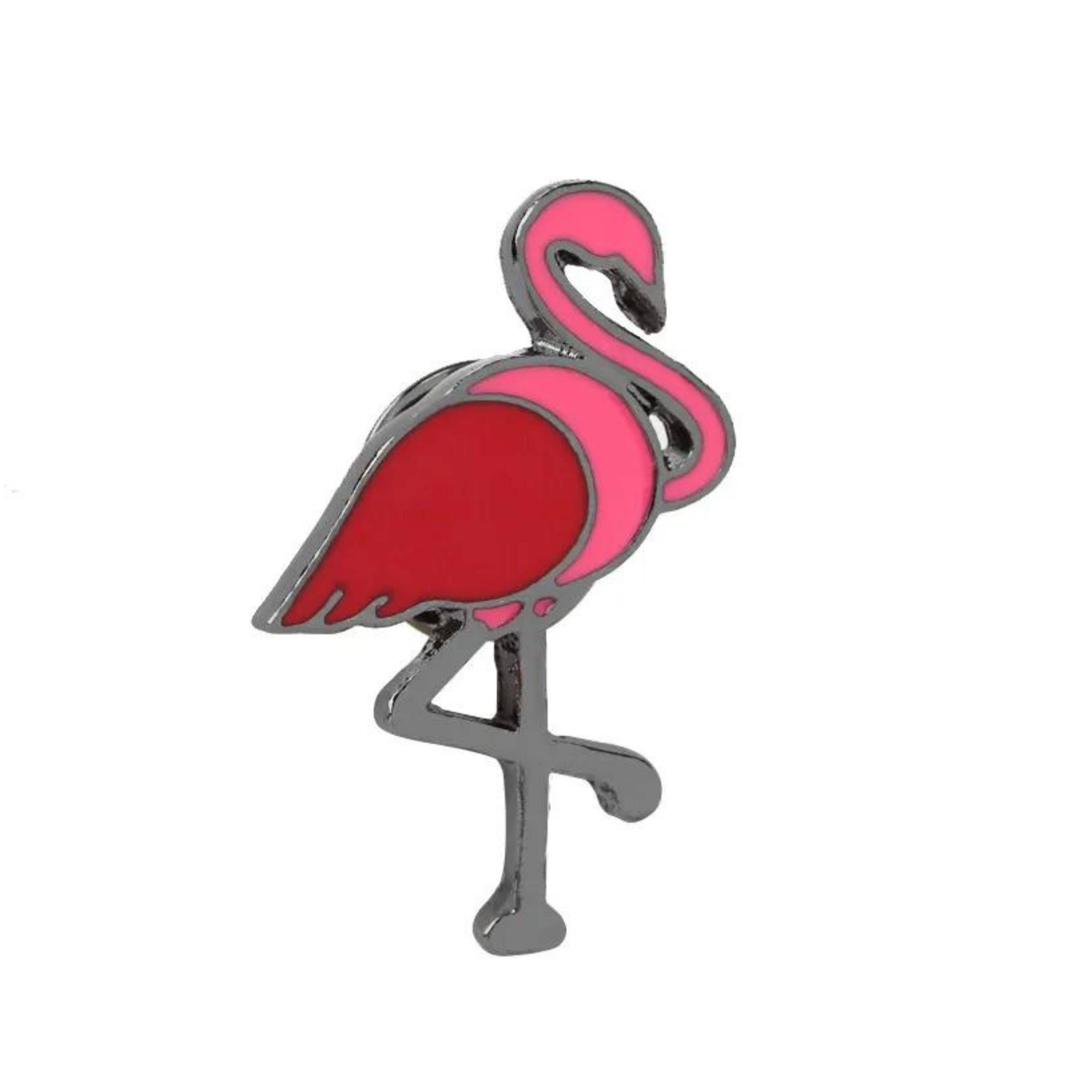 Magnifique Hearts - Vendita all'ingrosso Spille - Spilla smaltata a forma di fenicottero: spilla colorata a forma di uccello per gli amanti della natura3