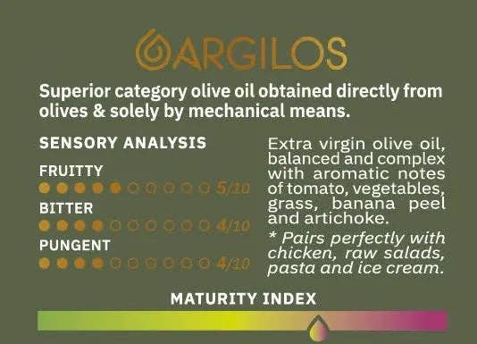 ARGILOS - Wholesale Olive Oil - ARGILOS III RIPE Greek Extra Virgin Olive Oil (500ml)1
