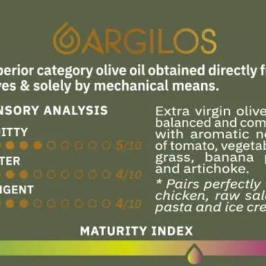 ARGILOS - Wholesale Olive Oil - ARGILOS III RIPE Greek Extra Virgin Olive Oil (500ml)1