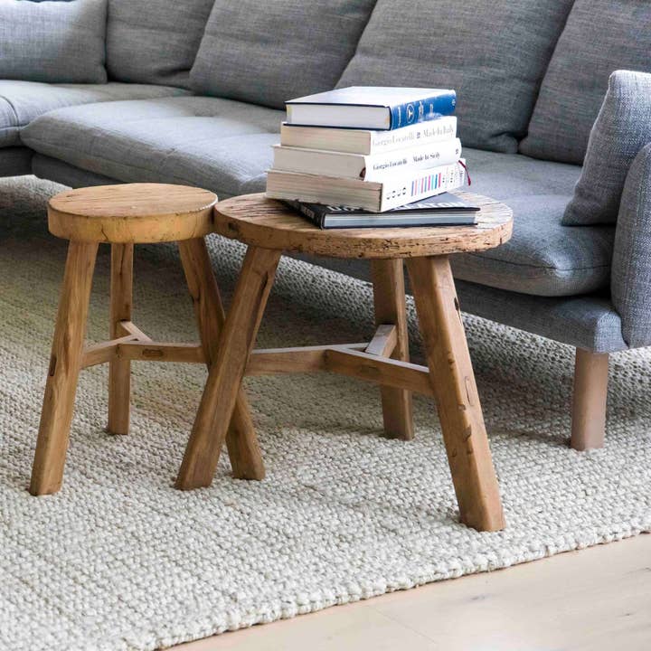 North Avalon - Wholesale Area Rug - Vincent | Whitewashed Chunky Jute Bouclé Rug3