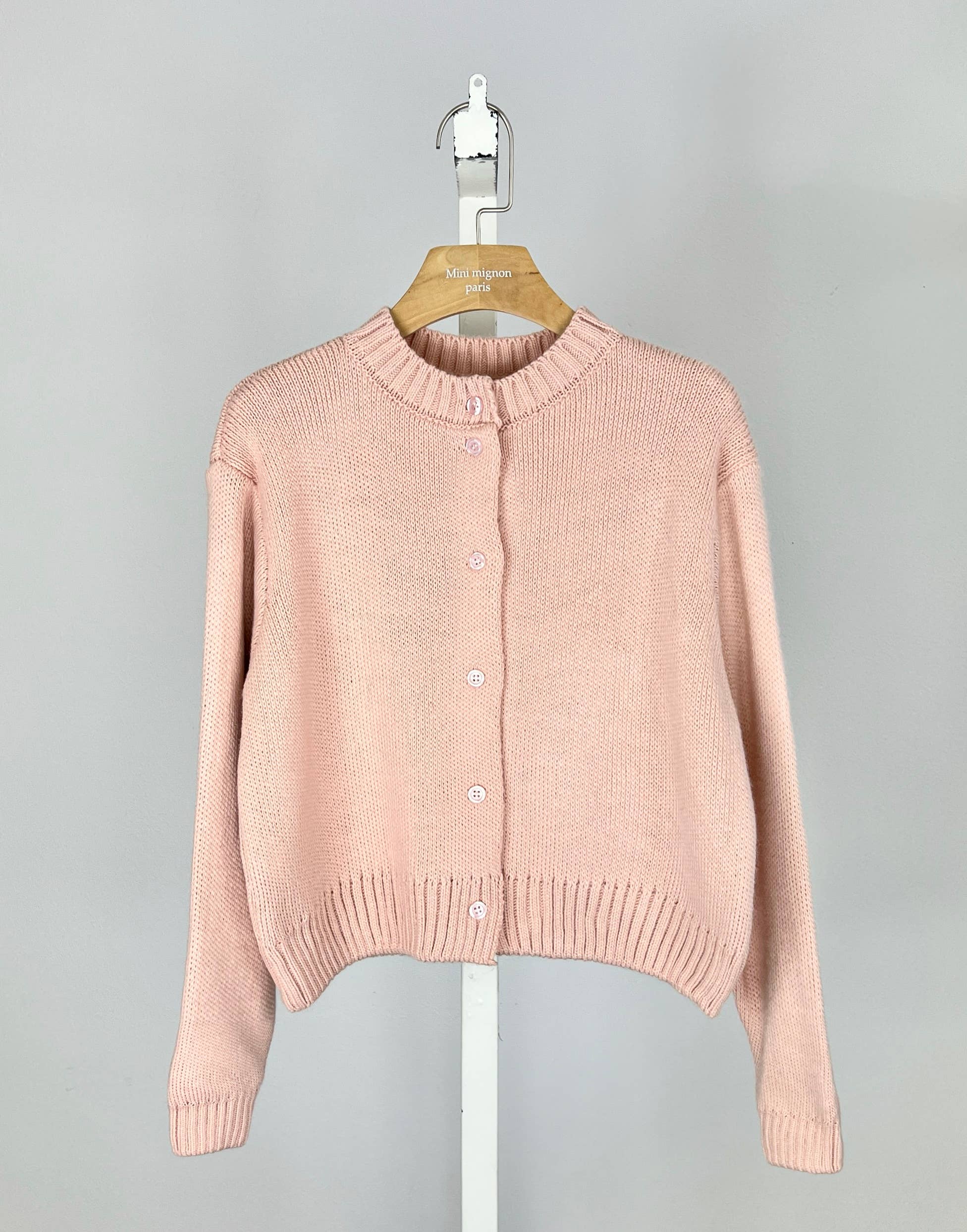 MINI MIGNON PARIS - Wholesale Cardigan - Kinderen - Effen meisjesvest4