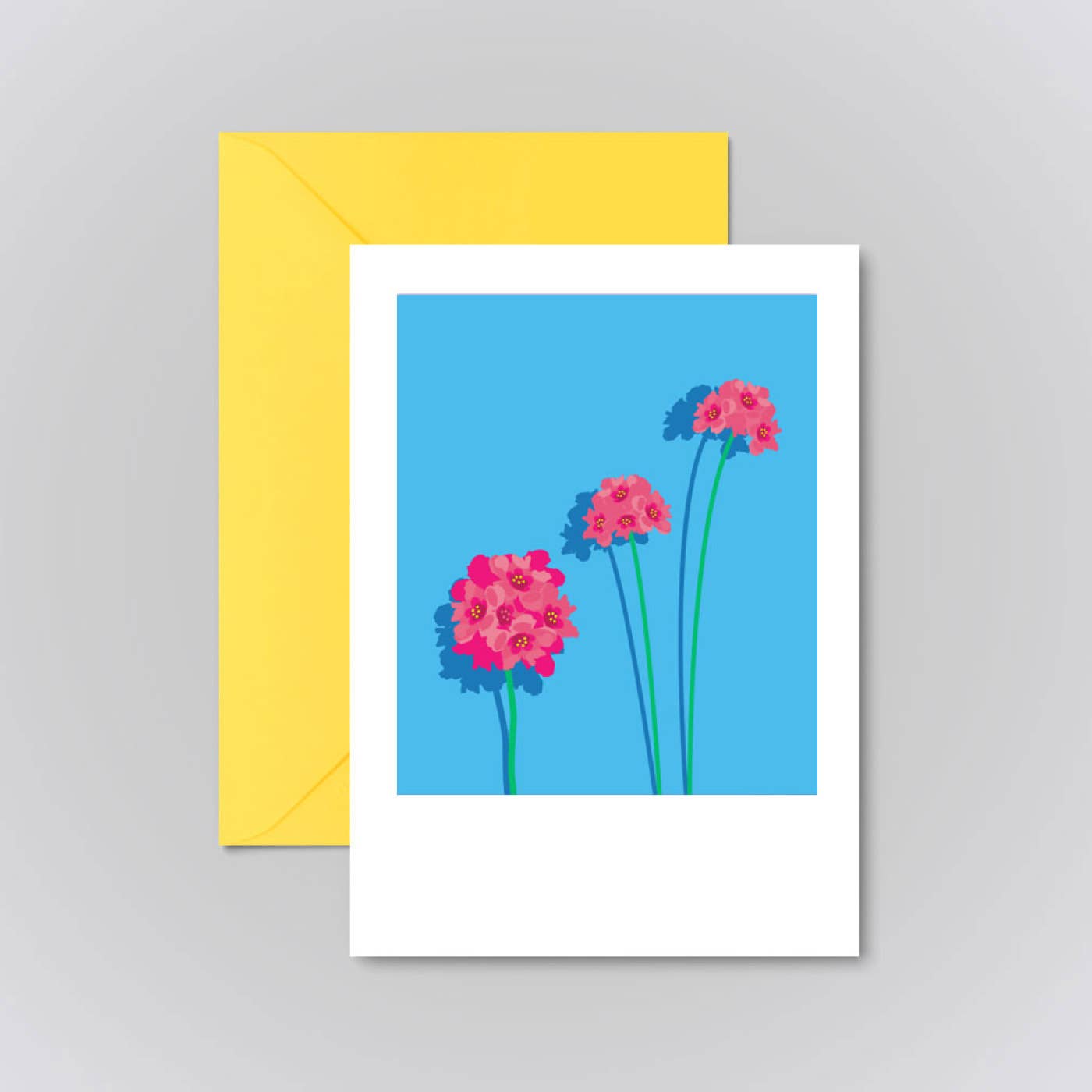 Pawpear - Wholesale Everyday Greeting Card - Sea Thrift Greeting Card0