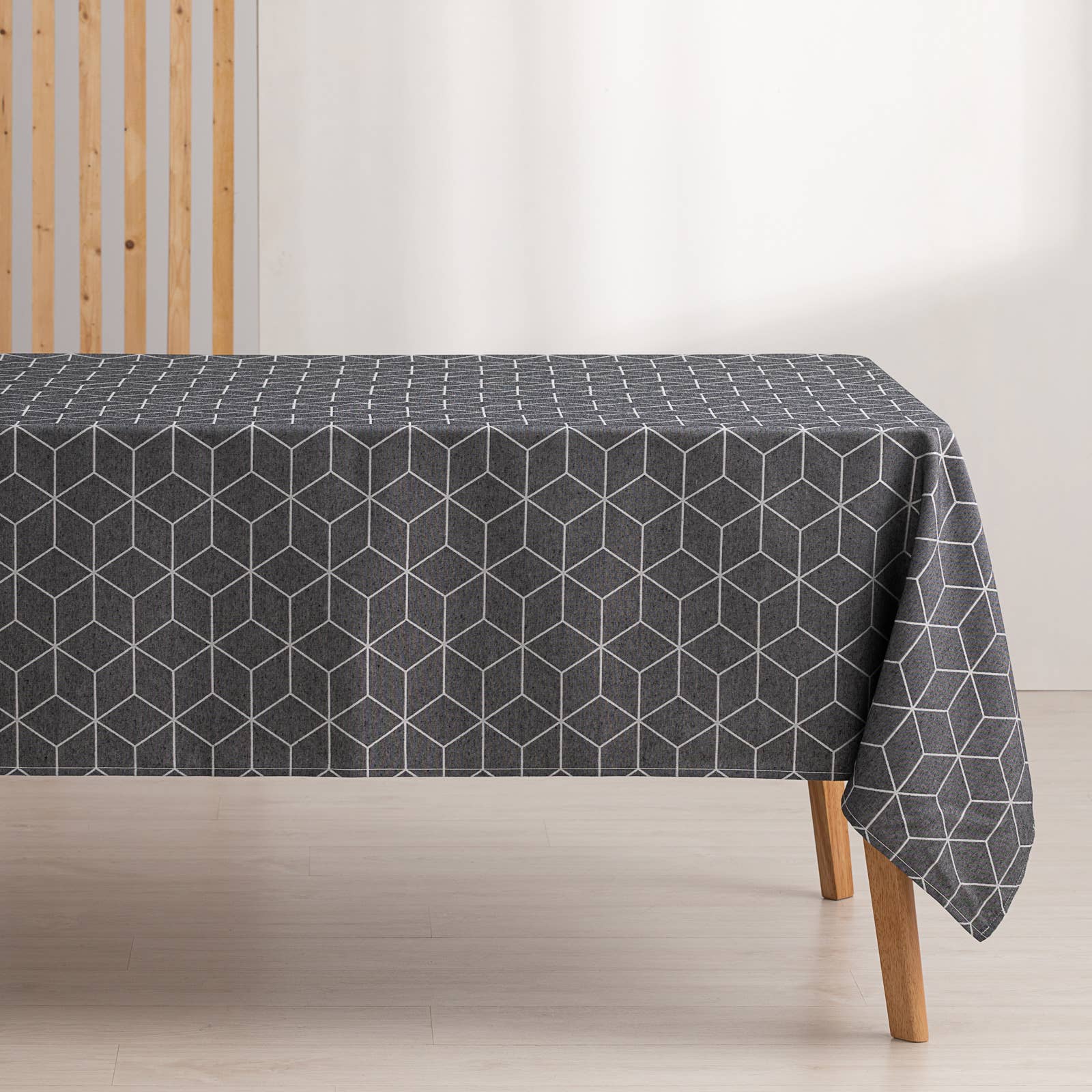 GAMUSI - Vendita all'ingrosso Tovaglie - Tovaglia impermeabile in cotone jacquard geometric LINE1
