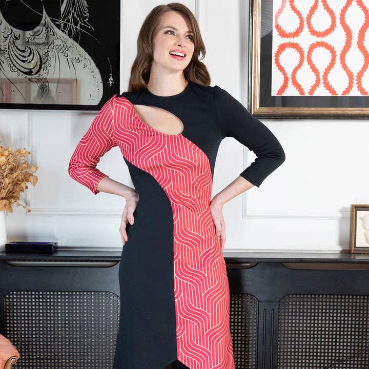 Asymmetric Keyhole Dress for wholesale by HotSquash