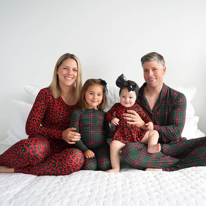 Gigi and Max - Wholesale Sleepwear Set - Kids - Kane Tartan Two Piece Christmas Bamboo Childrens