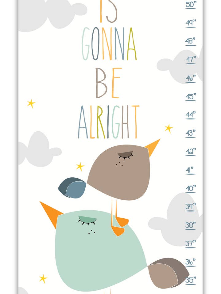 Tableau de croissance personnalisé de chaque Little Thing pour la vente par Finny and Zook