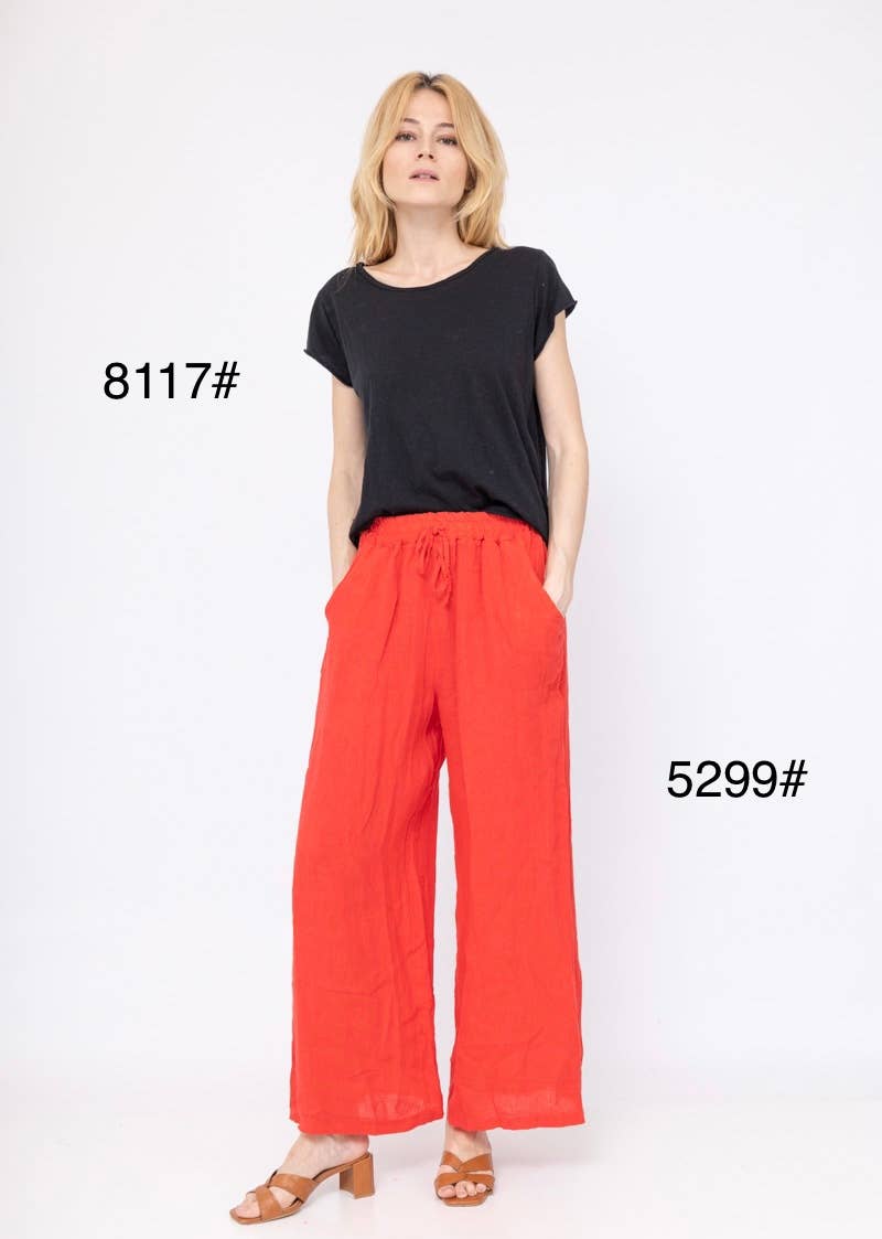 LINEN & COTTON HOUSE – wholesale Pants – Women's – 5299 100% LINEN PANTS BEST SELLER, SPRINT SUMMER CLOTH60