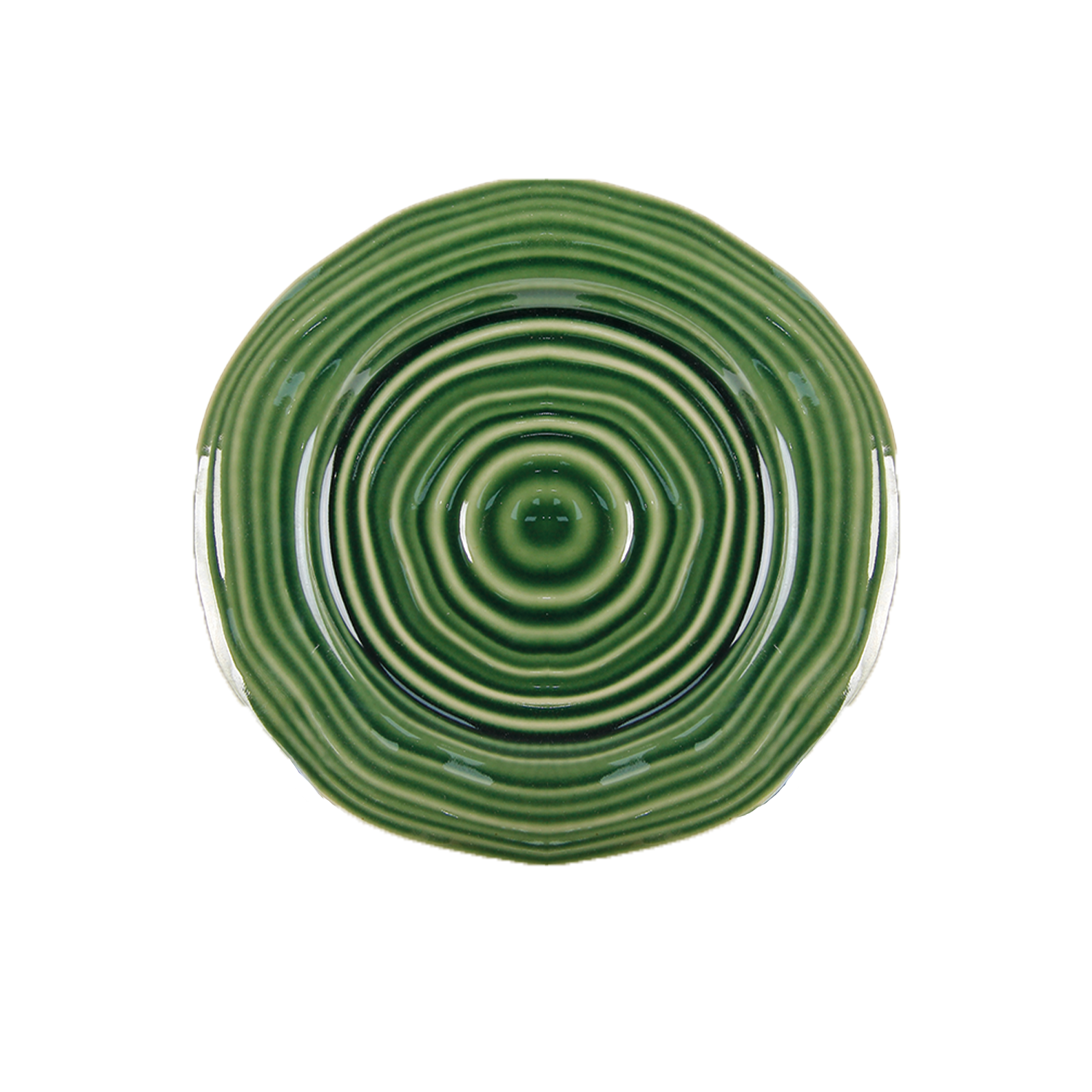 Opjet Paris - Wholesale Appetizer Serveware - Sapa dessert plate green nature D20.7 H2.2cm0