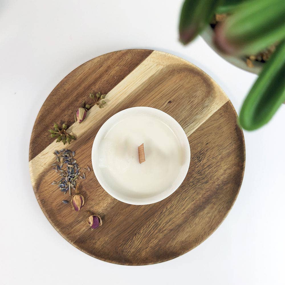 Propos'Nature - Wholesale Candle Holder - White Ceramic Candle Glass - 200ml1