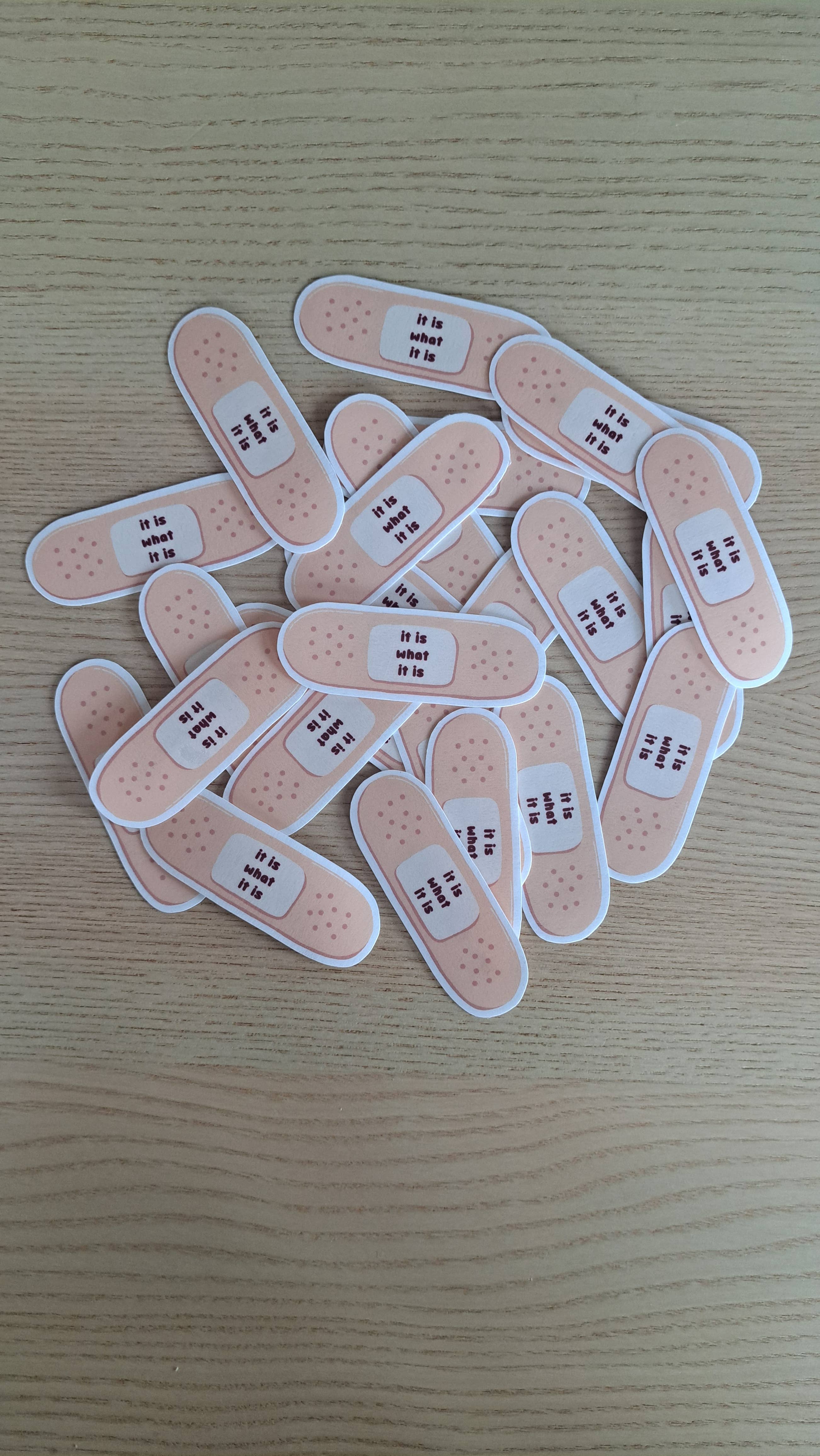 x The Fancy Firefly - Wholesale Sticker - It Is What It Is Band-Aid - Waterproof Die-cut Sticker3