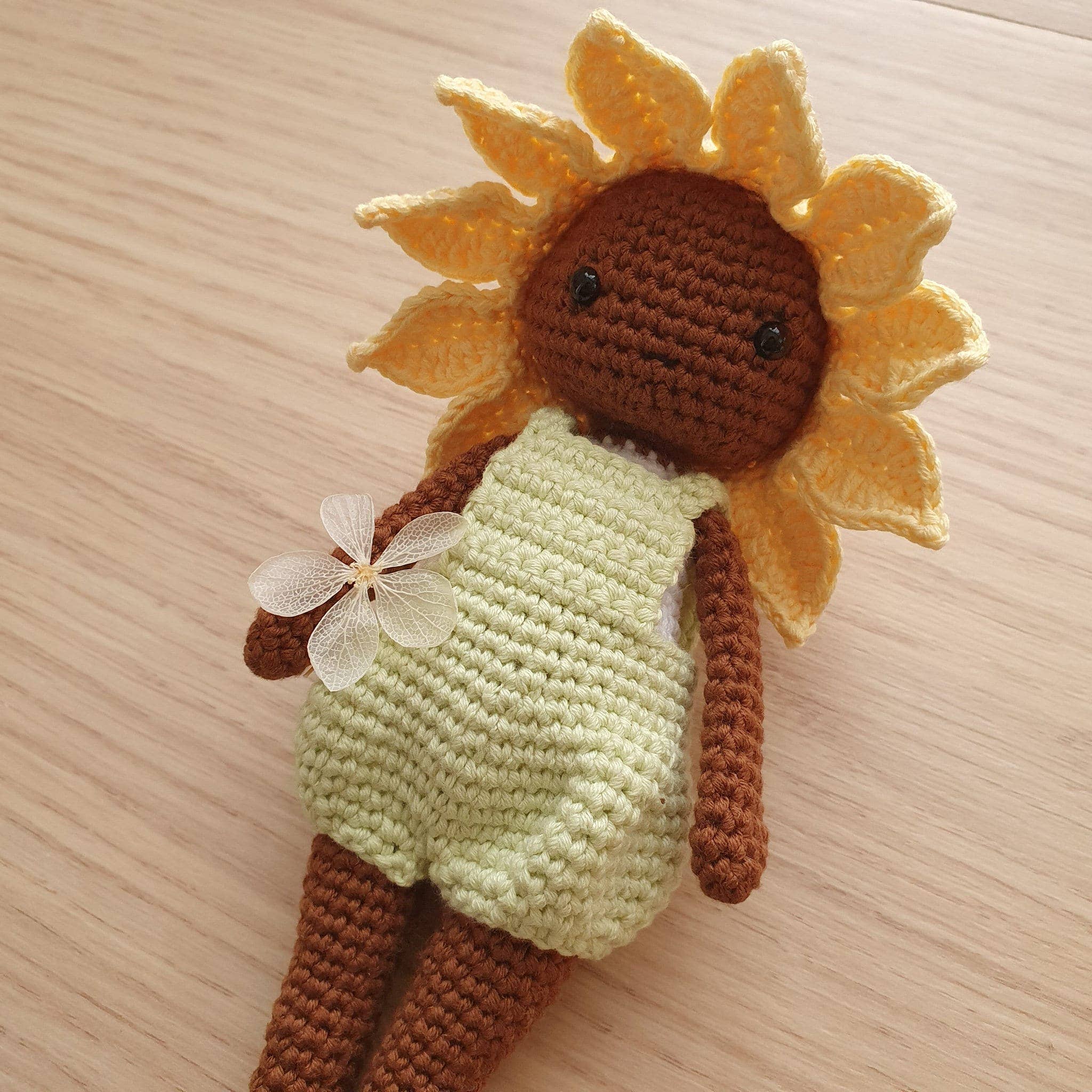Anh2 LTD - Wholesale Doll - Kids - Cute Crochet Flower Sprite, Handmade Amigurumi Doll0