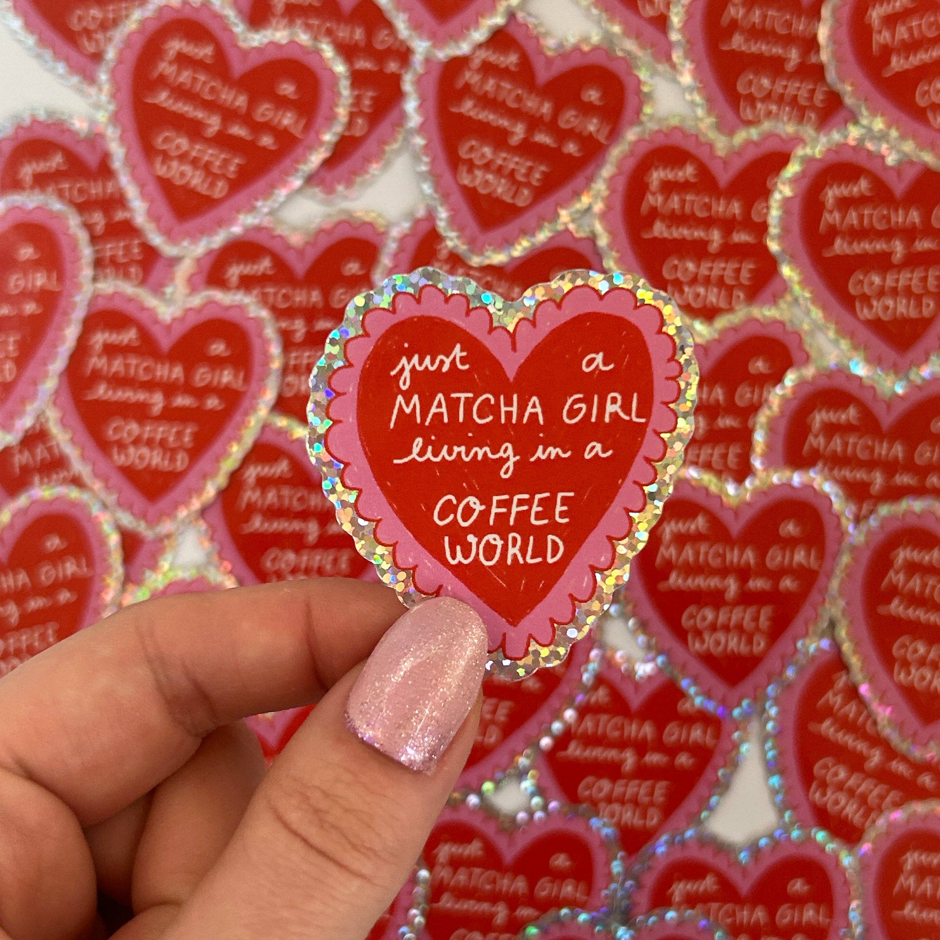 Nany Craft Shop – wholesale Sticker – Matcha Heart Sticker0