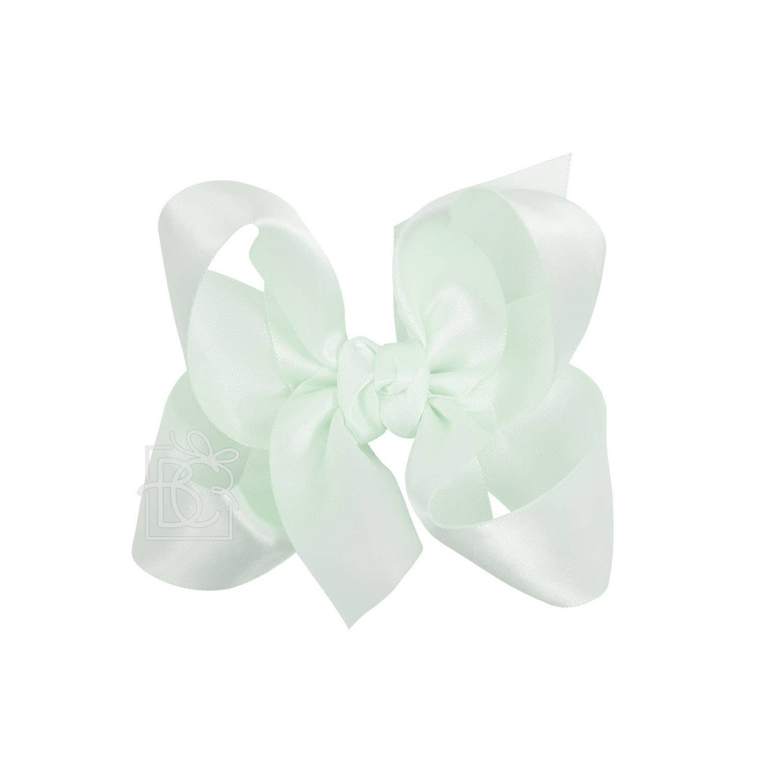 Beyond Creations, LLC - Wholesale Hair Bow - Kids - SATIN BOW ON CLIP280