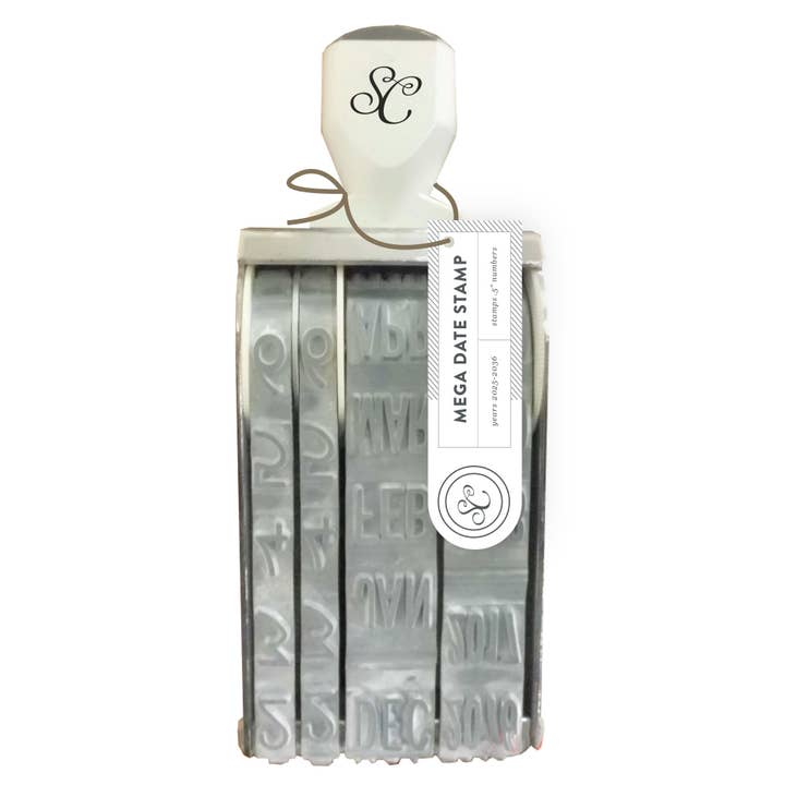Classic Mega Date Stamp for wholesale by Studio Calico