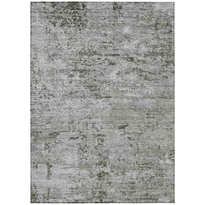 Galora Gray Washable Indoor-Outdoor Rug for wholesale by LOOMLAN