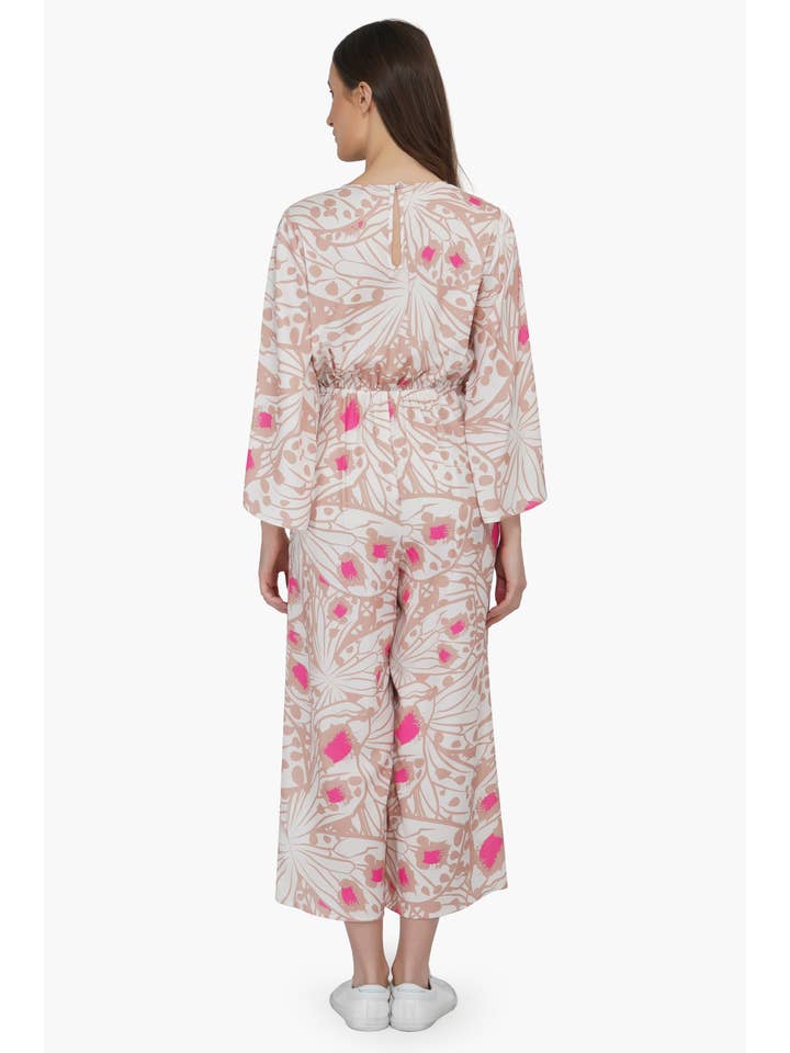 America & Beyond – wholesale Jumpsuit - Dam – Misty Rose Butterfly Jumpsuit3
